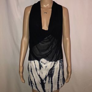 Young Fabulous & Broke Cowl Neck Racer Back Top